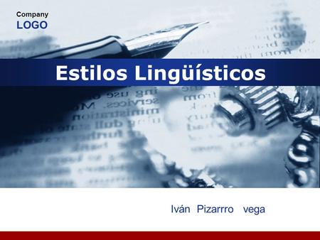 Estilos Lingüísticos Iván Pizarrro vega.